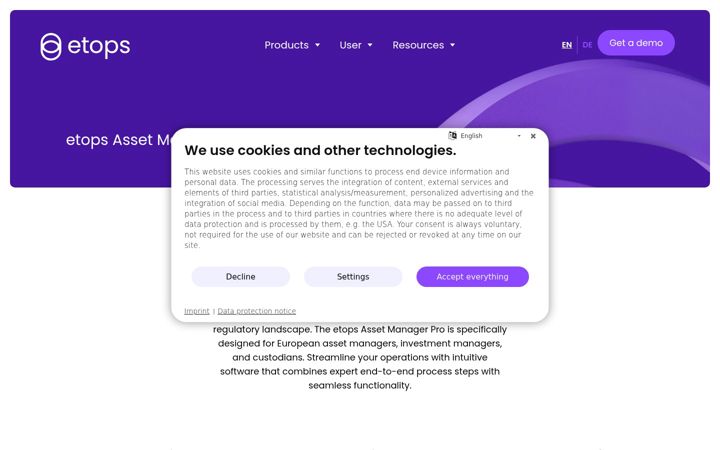 Screenshot of patronas.de