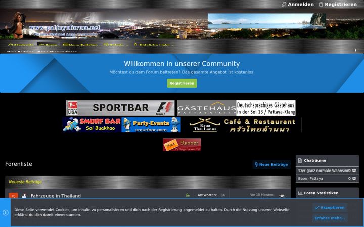 Screenshot of pattayaforum.net