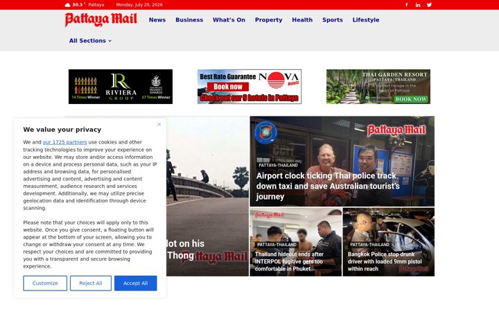 Screenshot of pattayamail.com