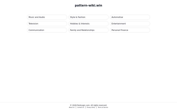 Skærmbillede af pattern-wiki.win