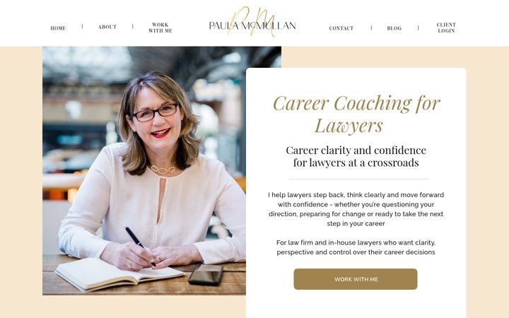 Screenshot of paulamcmullan.com