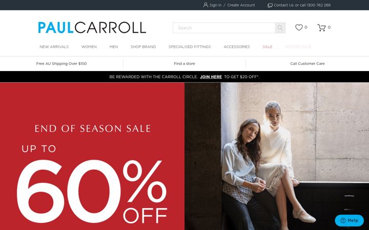 Screenshot di paulcarroll.com.au