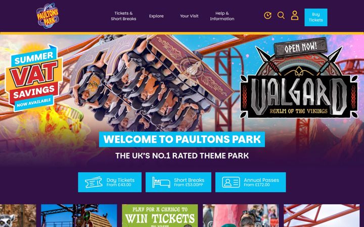 Screenshot of paultonspark.co.uk
