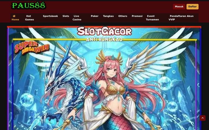 Screenshot of paus88.net