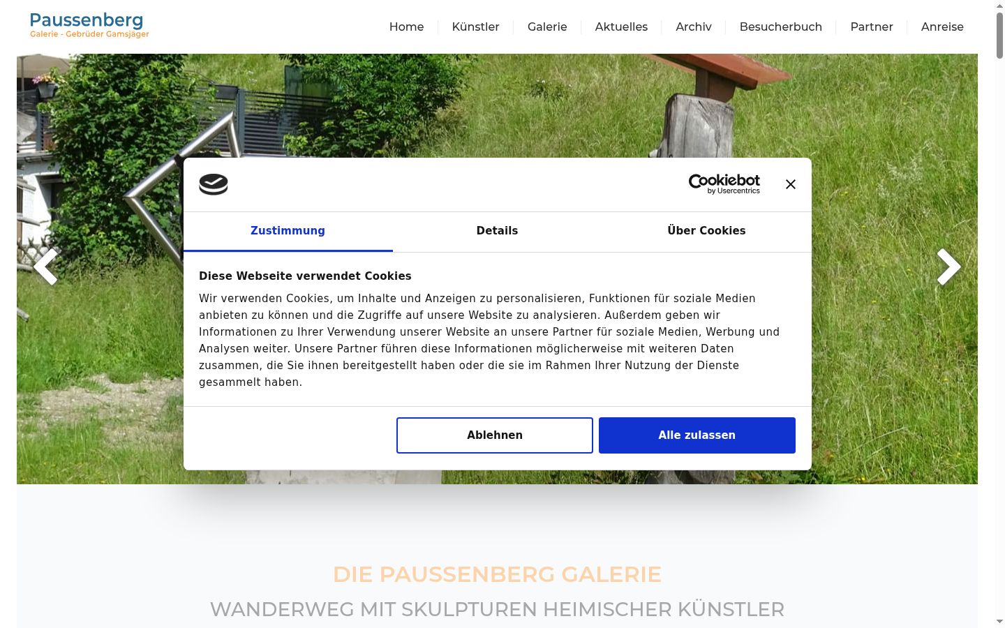 Sutikimo reklamjuostės, rodytos prieš bet kokią sąveiką, ekrano kopija