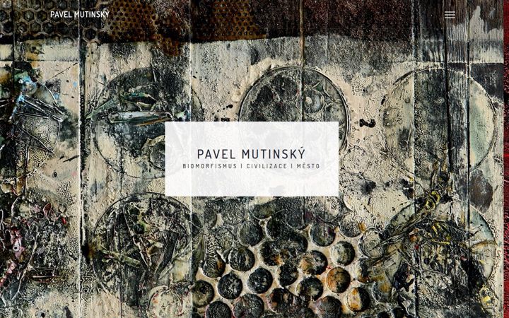 Screenshot of pavelmutinsky.cz