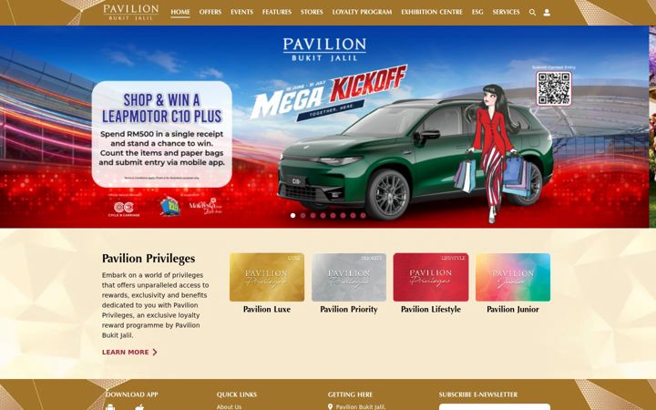 Screenshot of pavilion-bukitjalil.com