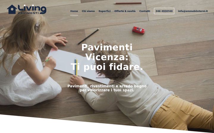 Screenshot of pavimentivicenza.it