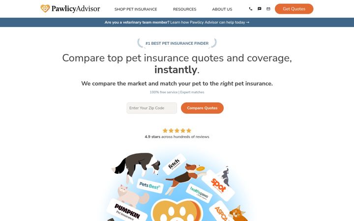Screenshot of pawlicy.com
