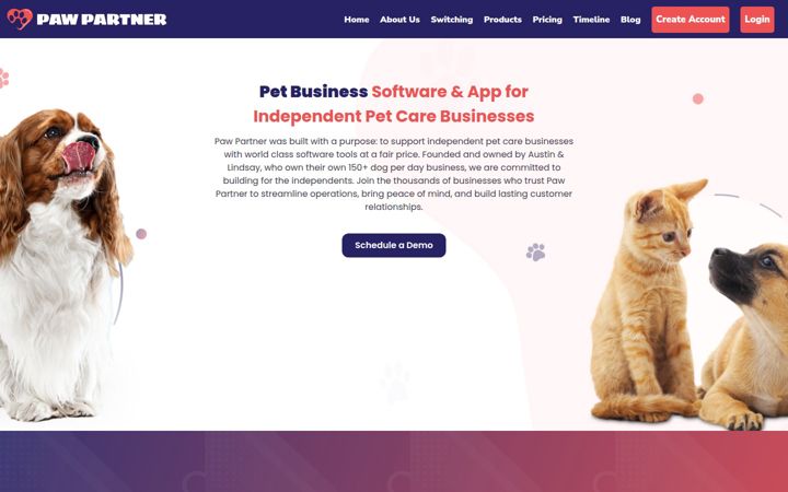 Screenshot of pawpartner.com