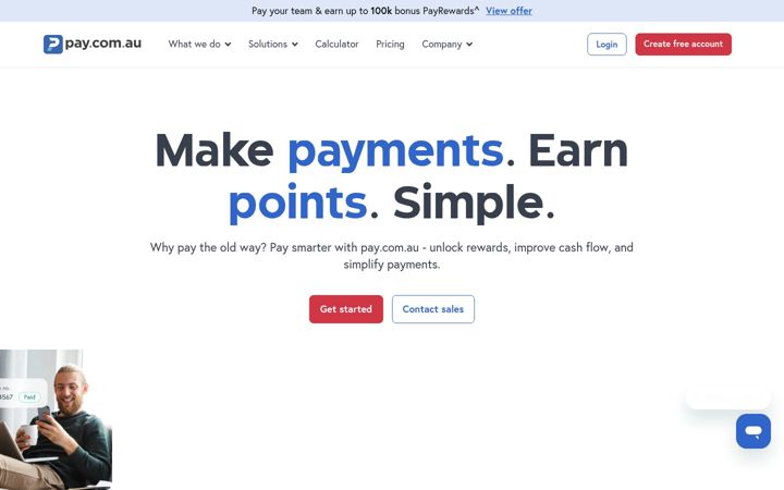 Skærmbillede af pay.com.au