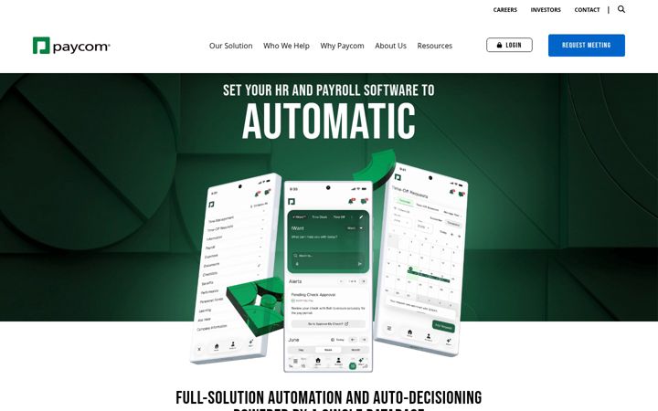 Screenshot of paycomonline.com