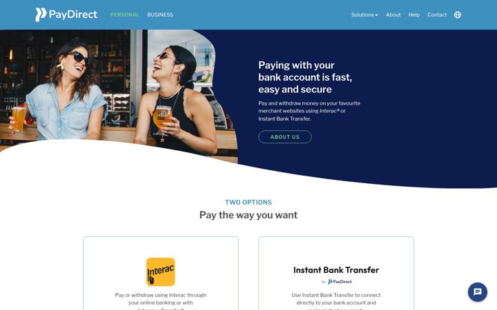 Screenshot of paydirectnow.com