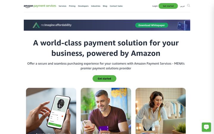 Екранна снимка на payfort.com