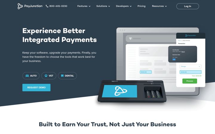 Screenshot of payjunction.com