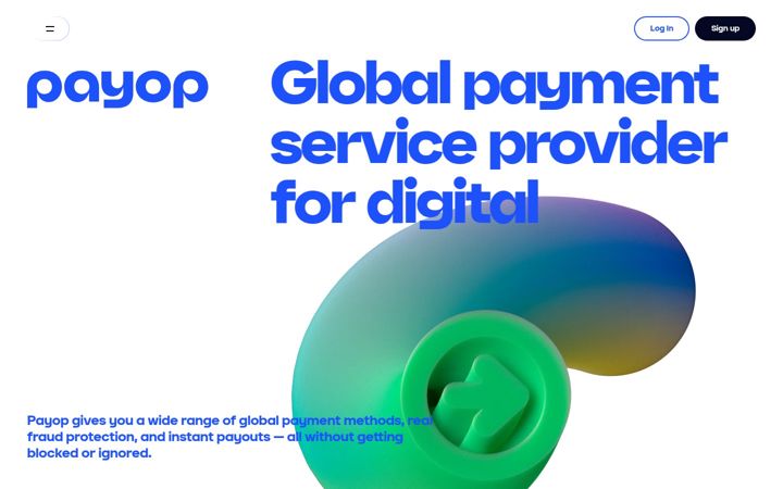Screenshot of payop.com