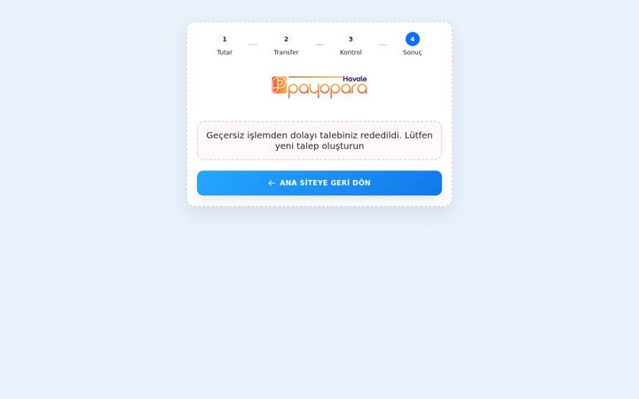 Screenshot of payopara.com