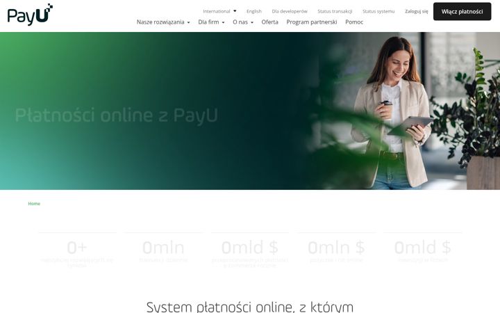 Screenshot of payu.pl