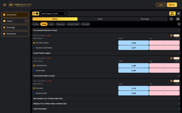 Screenshot von pb77.co