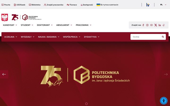 Zrzut ekranu pbs.edu.pl