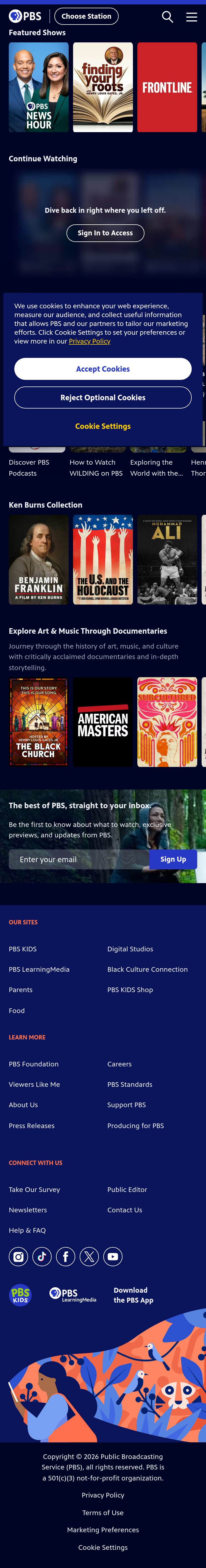 Mobile screenshot of pbs.org