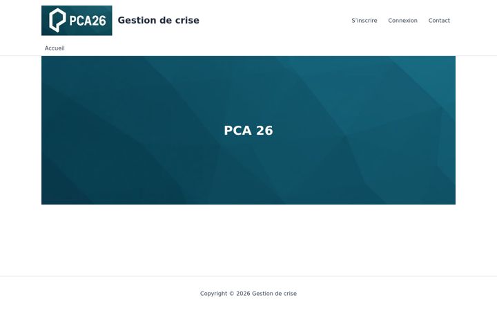 Screenshot of pca26.fr