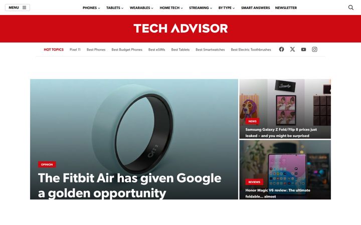 Screenshot von pcadvisor.co.uk