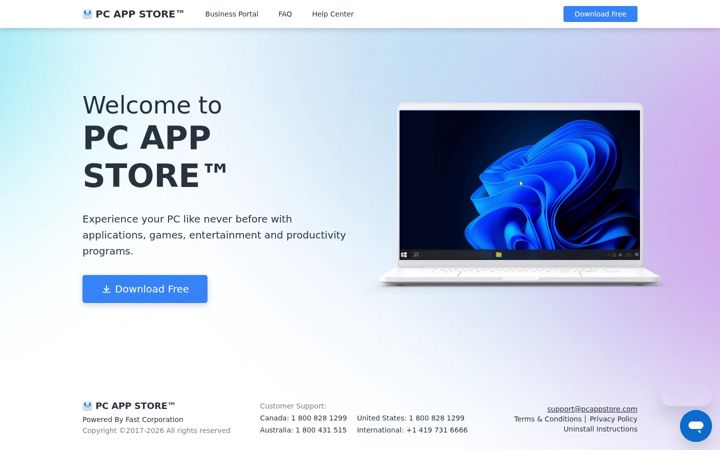 Screenshot of pcapp.store