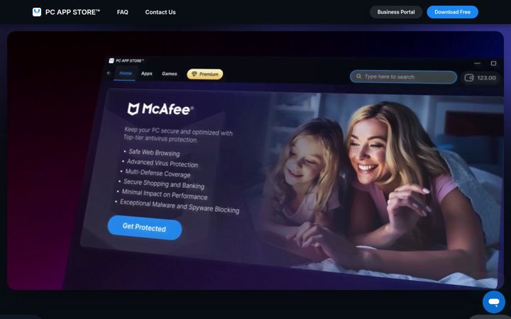 Screenshot of pcappstore.com