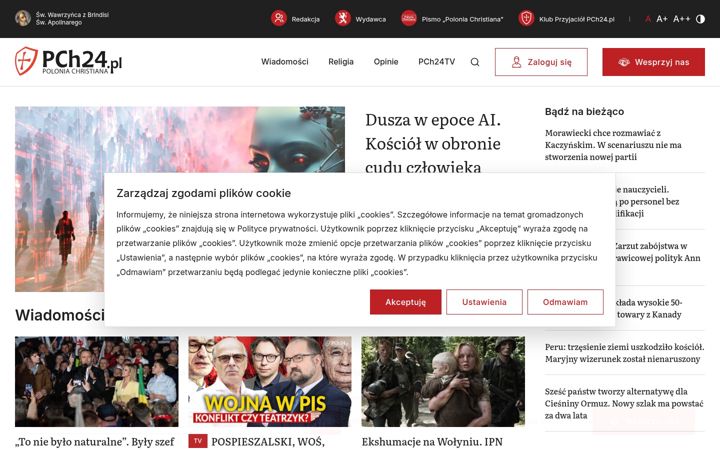 Screenshot of pch24.pl
