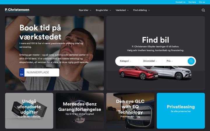 Screenshot of pchristensen.dk