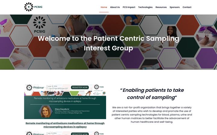Screenshot of pcsig.org