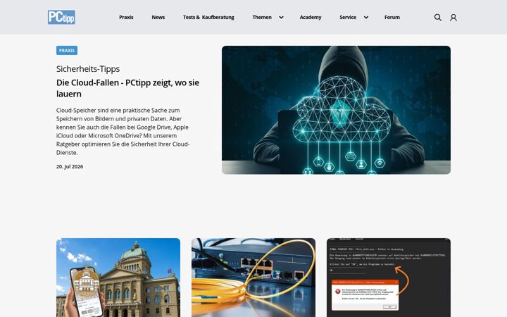 Screenshot of pctipp.ch