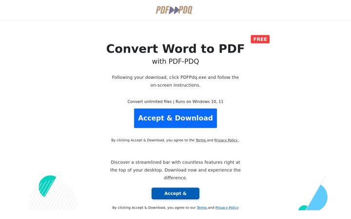 Screenshot of pdf-pdq.com