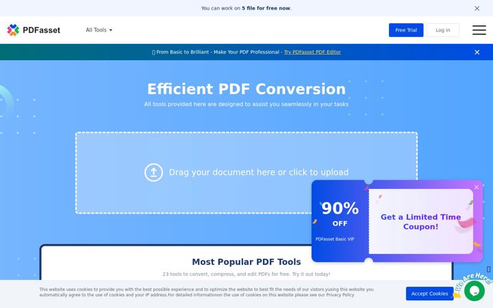 Screenshot of pdfasset.com