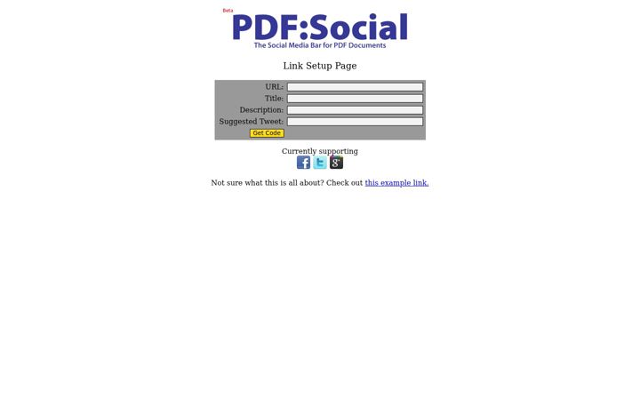 Screenshot of pdfsocial.com