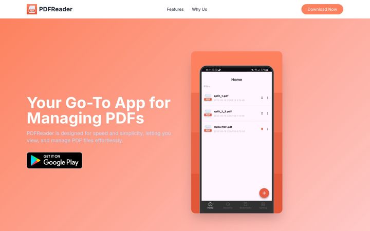 Screenshot of pdfviewerpro.com