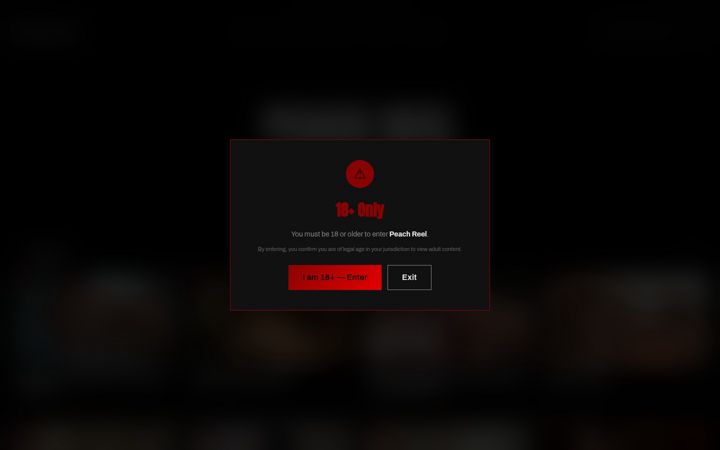 Screenshot of peachreel.com
