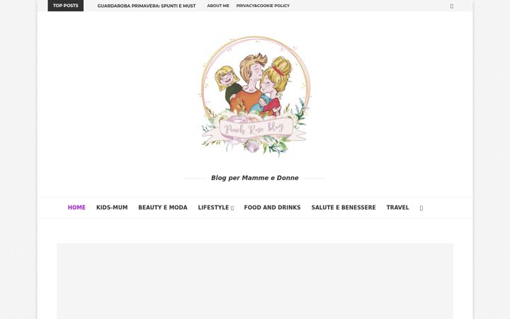 Kuvakaappaus sivustosta peachroseblog.com