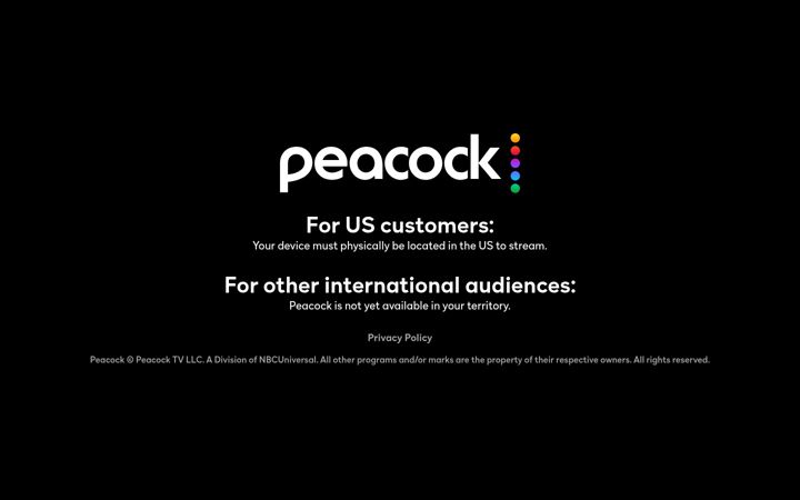 Screenshot ta' peacocktv.com