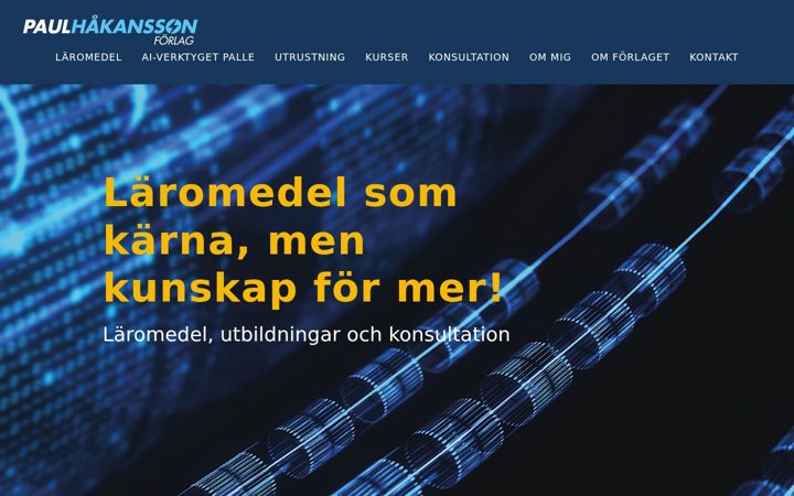 Screenshot of peallkonsult.se