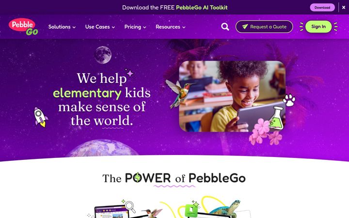 Képernyőkép: pebblego.com