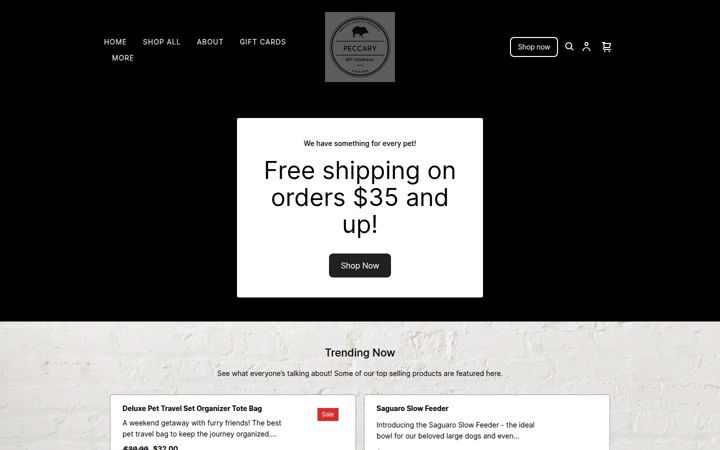 peccarypetcompany.com