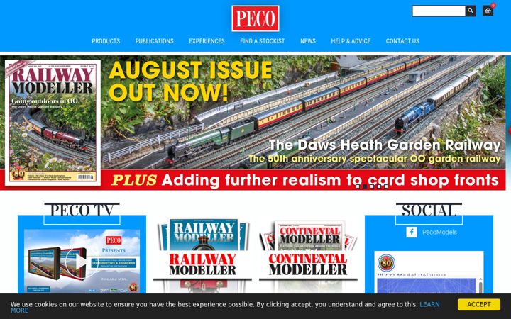 Screenshot of peco-uk.com