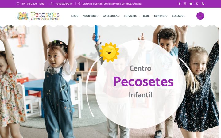 Screenshot of pecosetes.es