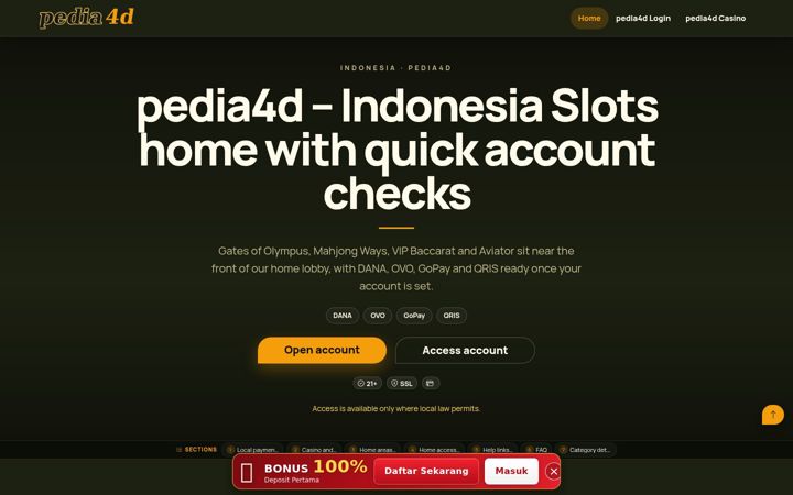 Screenshot of pedia4d.org