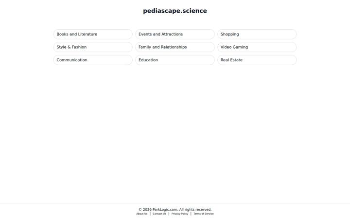 Screenshot of pediascape.science