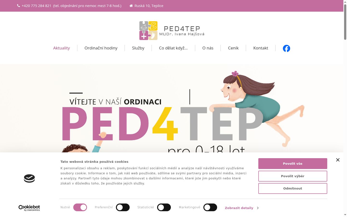 Ekrānuzņēmums ar piekrišanas baneri, kas tika rādīts pirms jebkādas mijiedarbības