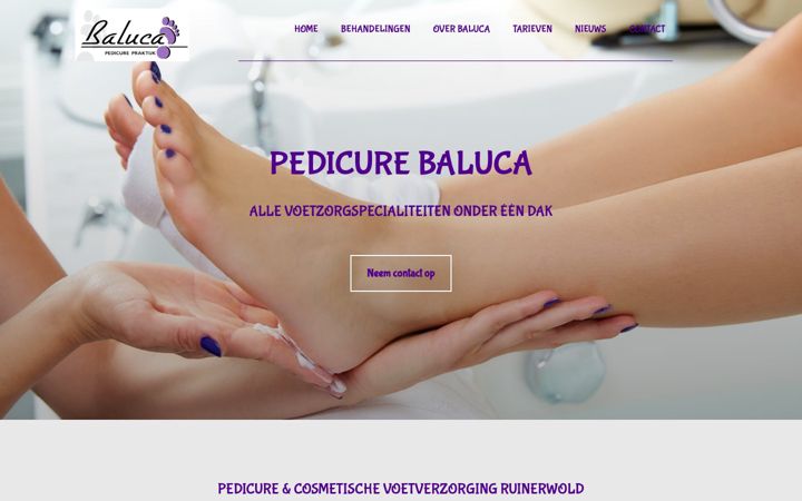 Snímek obrazovky pedicurepraktijkbaluca.nl