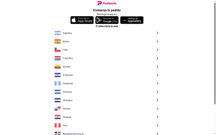 Képernyőkép: pedidosya.com
